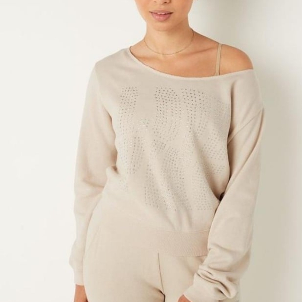 Victoria Secret Pink Off-Shoulder Sweater